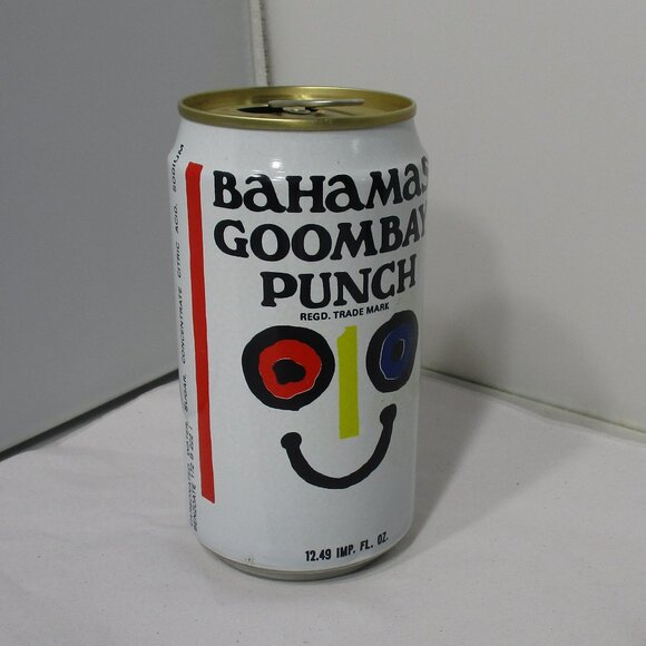 Vintage 1980's Collectible Bahamas Goombay Punch Beverage Soda Can - Picture 3 of 7